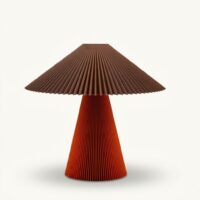 Abat-jour_COZY_S_marron_orange Abat-jour COZY S