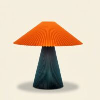 Abat-jour_COZY_S_orange_vert_foncé Abat-jour COZY S