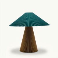 Abat-jour_COZY_S_vert_foncé_marron Abat-jour COZY S