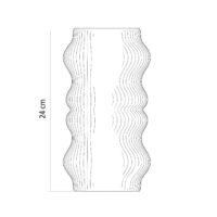 Vase JUDE L cotes Vase JUDE L