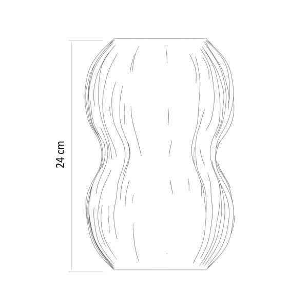 Vase LUCE L cotes Vase LUCE L