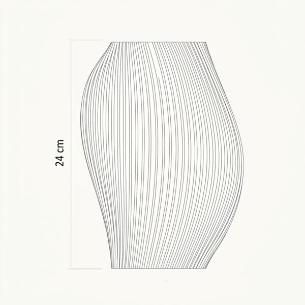 Vase_AIKO_L_cotes Vase AIKO L